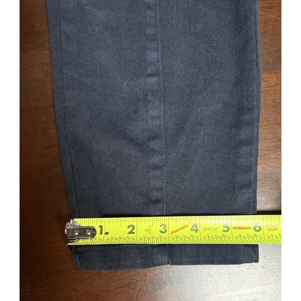 Canmart Women’s (Korean) Black Pull On Drawstring Cotton Twill Pants, Size L
